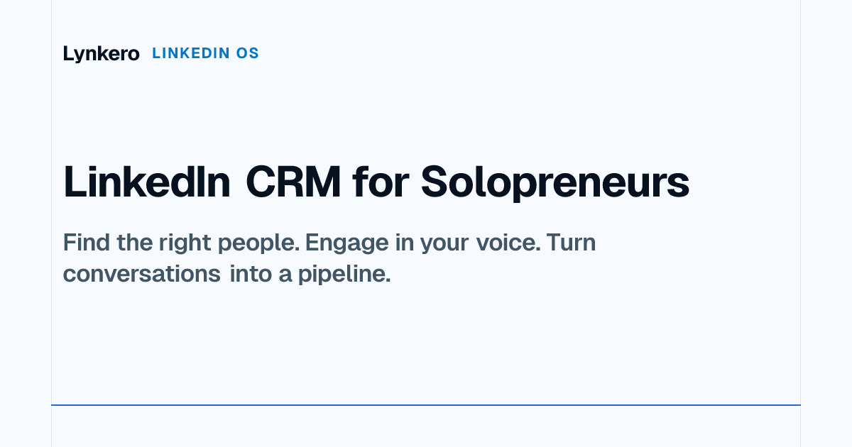 How to build a LinkedIn client acquisition system